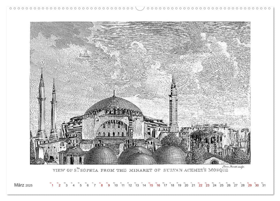 Istanbul - Hauptstadt des osmanischen Reiches seit 1453 (CALVENDO Wandkalender 2025)