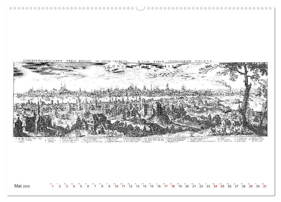 Istanbul - Hauptstadt des osmanischen Reiches seit 1453 (CALVENDO Wandkalender 2025)