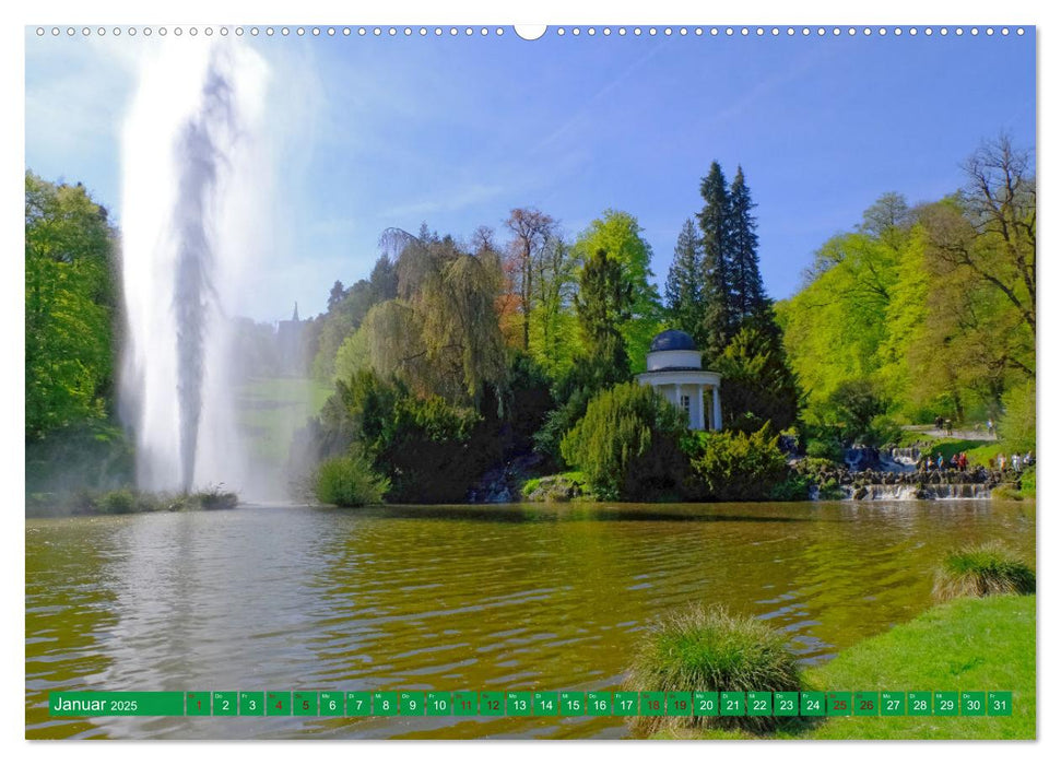 Bad Wilhelmshöhe Bergpark und Wasserspiele (CALVENDO Wandkalender 2025)