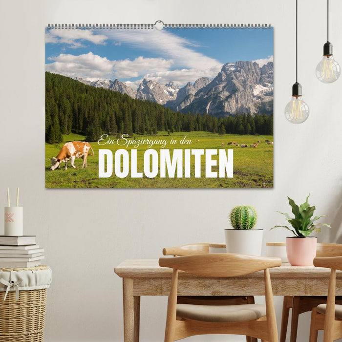 Ein Spaziergang in den Dolomiten (CALVENDO Wandkalender 2025)