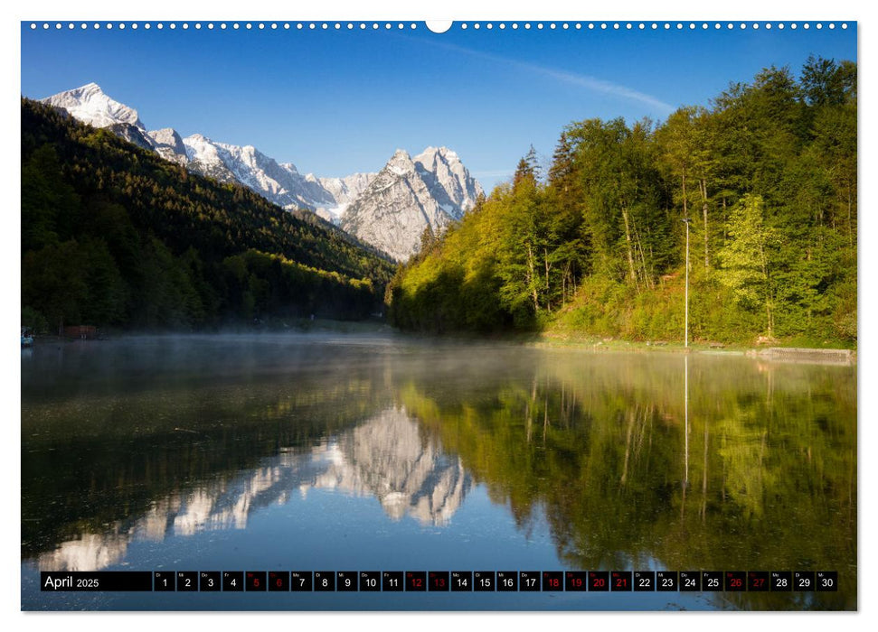 Seen im Werdenfelser Land (CALVENDO Wandkalender 2025)