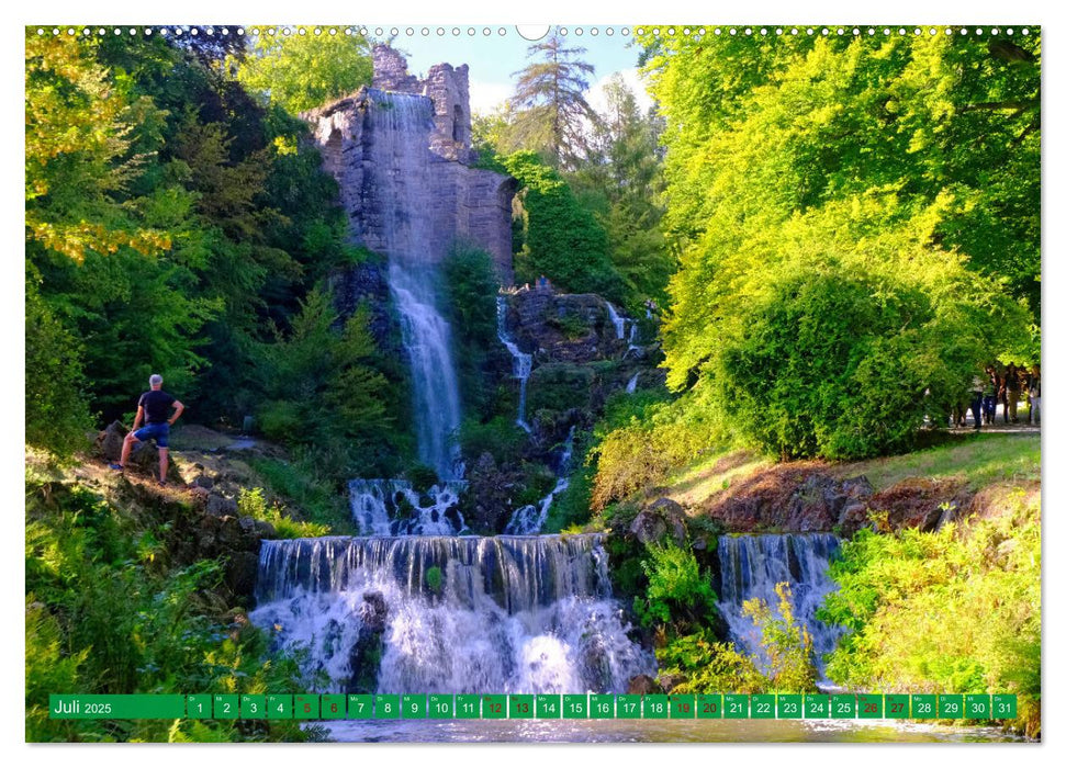 Bad Wilhelmshöhe Bergpark und Wasserspiele (CALVENDO Premium Wandkalender 2025)