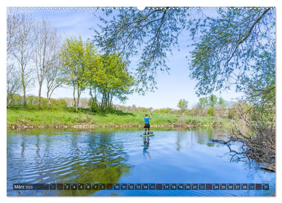 Entlang der Rur im Kreis Heinsberg (CALVENDO Wandkalender 2025)