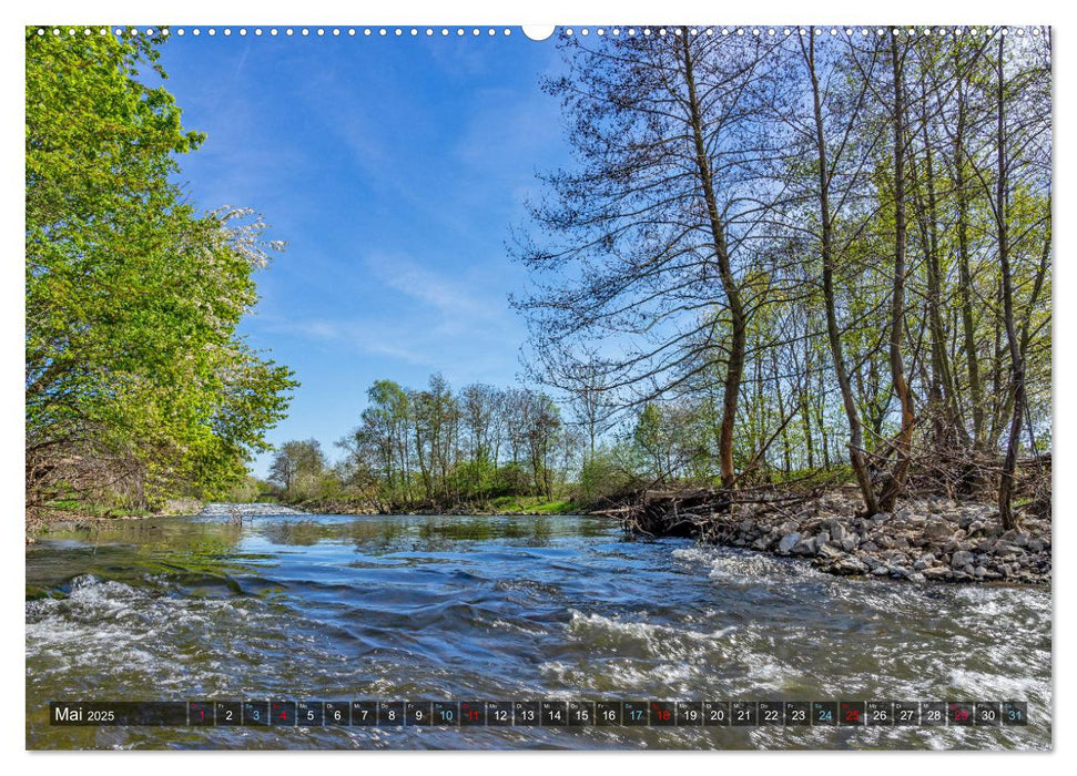 Entlang der Rur im Kreis Heinsberg (CALVENDO Wandkalender 2025)