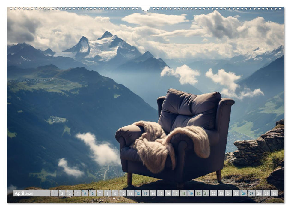 Orte der Ruhe (CALVENDO Premium Wandkalender 2025)