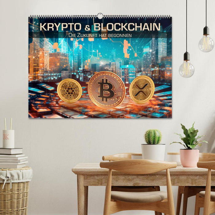 Krypto und Blockchain (CALVENDO Wandkalender 2025)