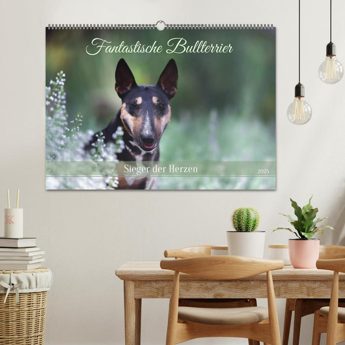 Fantastische Bullterrier - Sieger im Herzen (CALVENDO Wandkalender 2025)