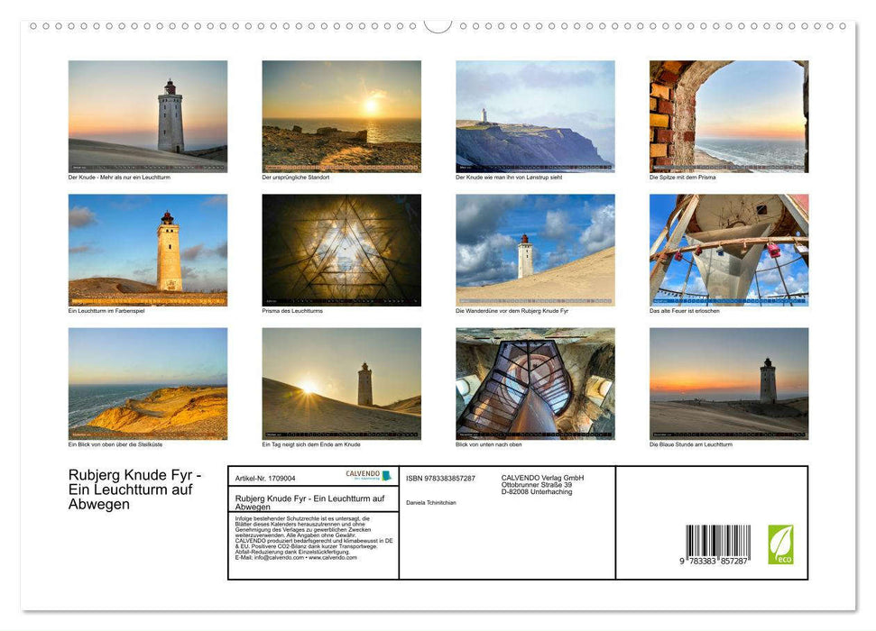 Rubjerg Knude Fyr - Ein Leuchtturm auf Abwegen (CALVENDO Premium Wandkalender 2025)