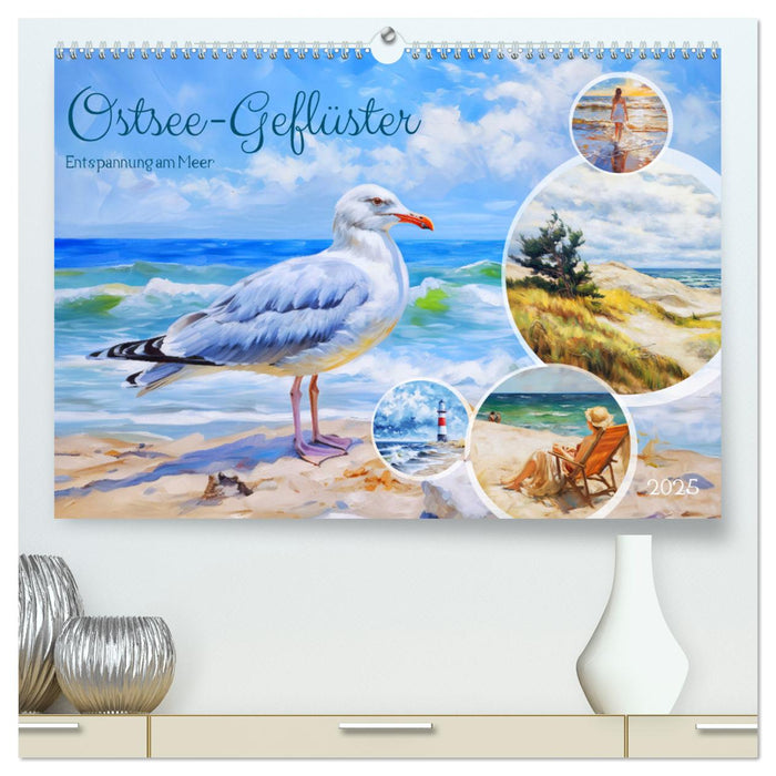 Ostsee-Geflüster - Entspannung am Meer (CALVENDO Premium Wandkalender 2025)