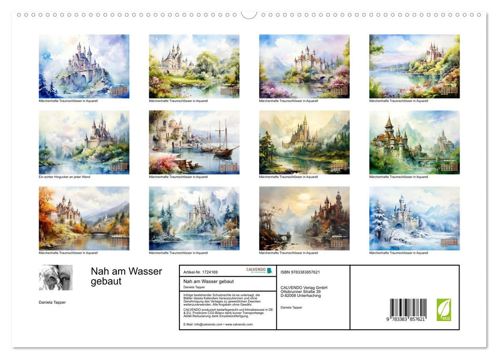 Nah am Wasser gebaut (CALVENDO Premium Wandkalender 2025)