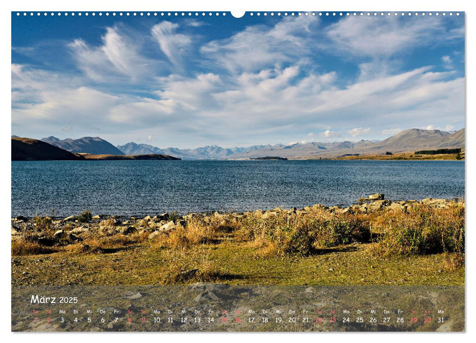 Neuseeland - Wo sich Himmel und Erde begegnen (CALVENDO Wandkalender 2025)