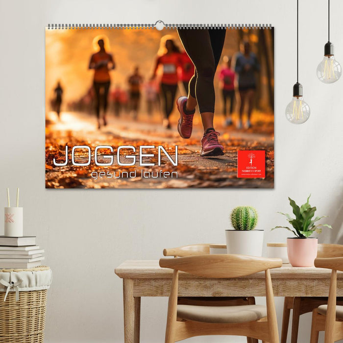 Joggen, gesund laufen (CALVENDO Wandkalender 2025)