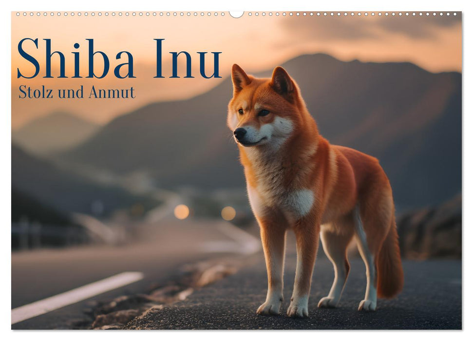 Shiba Inu - Stolz und Anmut (CALVENDO Wandkalender 2025)