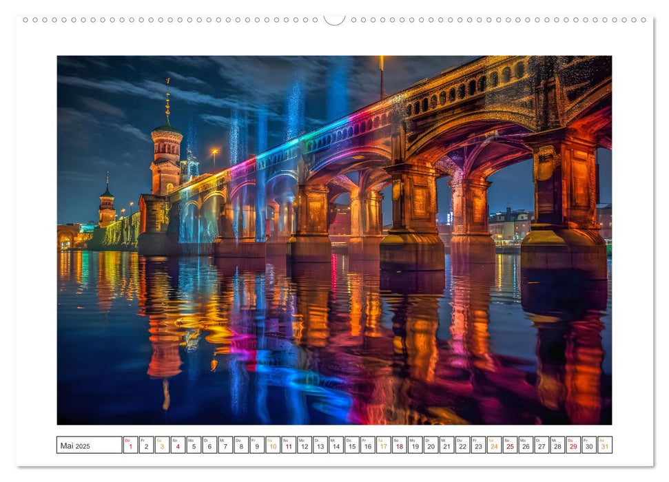 Berühmte Brückenwunder (CALVENDO Premium Wandkalender 2025)