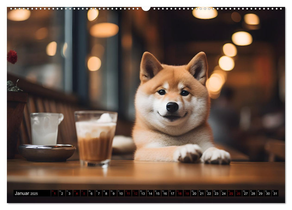 Shiba Inu - Stolz und Anmut (CALVENDO Premium Wandkalender 2025)