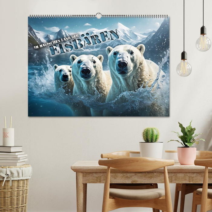 Im magischen Land der Eisbären (CALVENDO Wandkalender 2025)