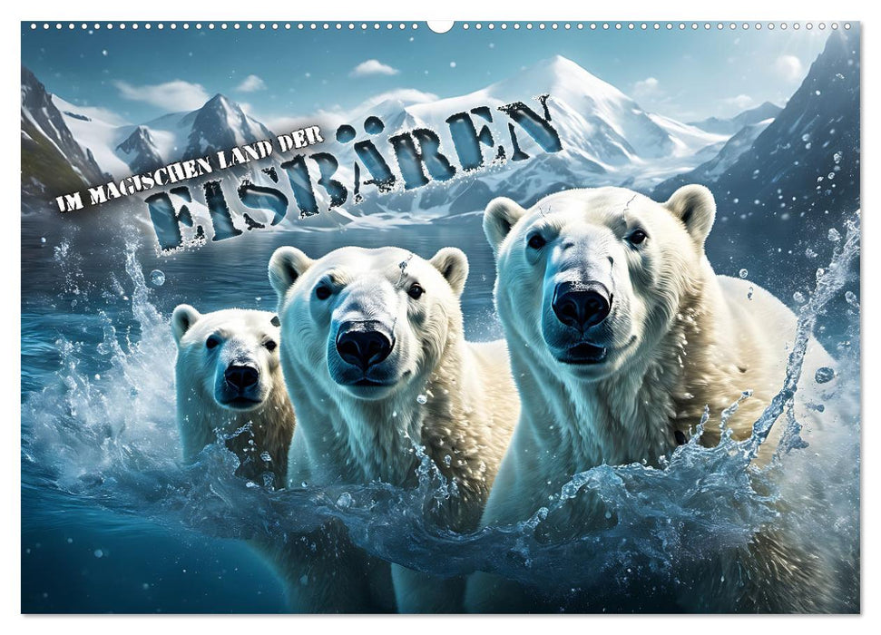 Im magischen Land der Eisbären (CALVENDO Wandkalender 2025)