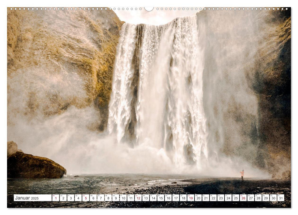 Magie des Nordens, Island und Norwegen (CALVENDO Wandkalender 2025)