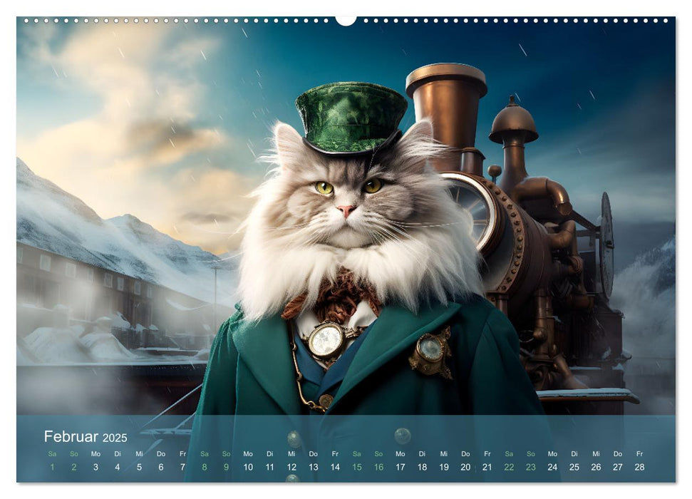 Charaktiere Katzen dieser Welt (CALVENDO Wandkalender 2025)