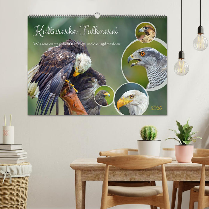 Kulturerbe Falknerei (CALVENDO Wandkalender 2025)