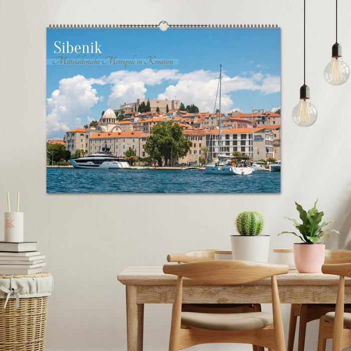 Šibenik - Mittelalterliche Metropole in Kroatien (CALVENDO Wandkalender 2025)