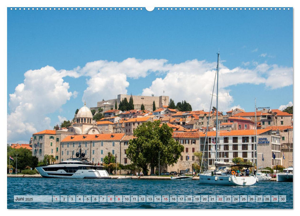 Šibenik - Mittelalterliche Metropole in Kroatien (CALVENDO Wandkalender 2025)