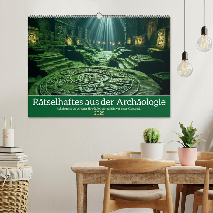 Rätselhaftes aus der Archäologie (CALVENDO Wandkalender 2025)