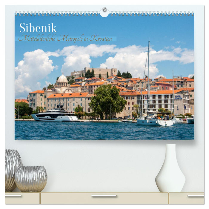 Šibenik - Mittelalterliche Metropole in Kroatien (CALVENDO Premium Wandkalender 2025)