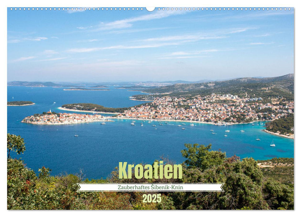 Kroatien - Zauberhaftes Šibenik-Knin (CALVENDO Wandkalender 2025)