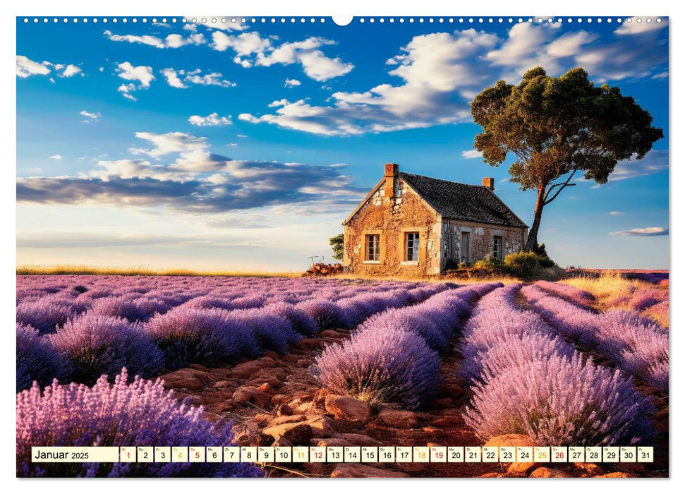 Provence Urlaubsträume (CALVENDO Wandkalender 2025)