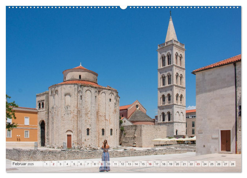 Zadar - Römische Metropole in Kroatien (CALVENDO Wandkalender 2025)