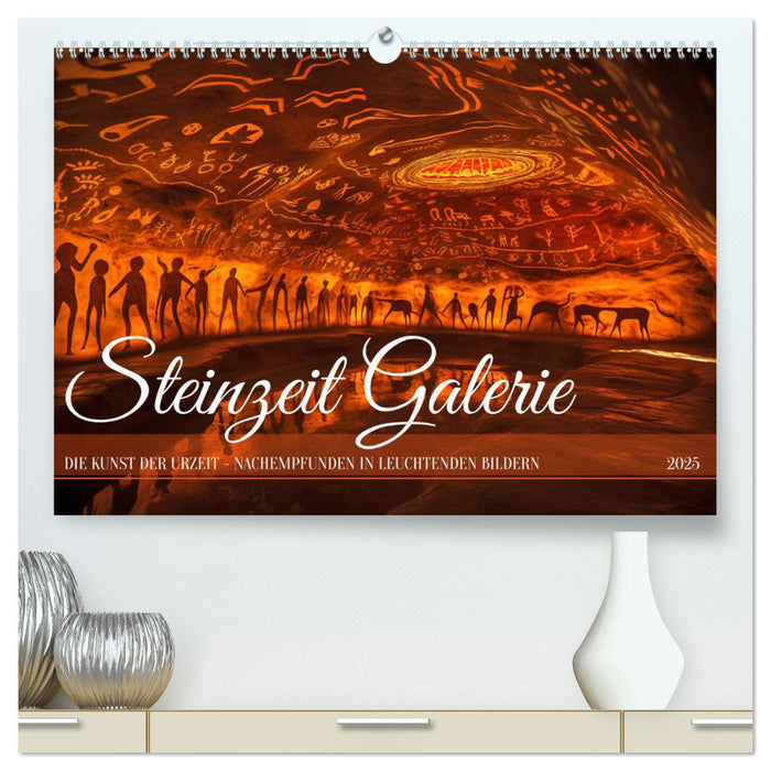 Steinzeit Galerie (CALVENDO Premium Wandkalender 2025)