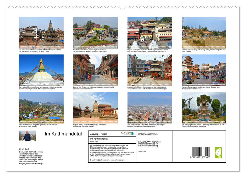 Im Kathmandutal (CALVENDO Premium Wandkalender 2025)