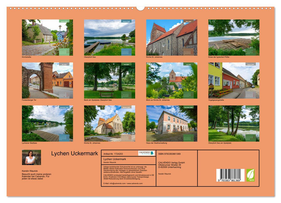 Lychen Uckermark (CALVENDO Premium Wandkalender 2025)