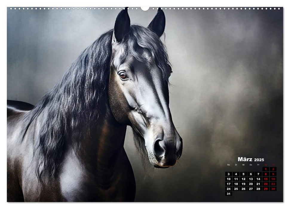 Only Black (CALVENDO Wandkalender 2025)