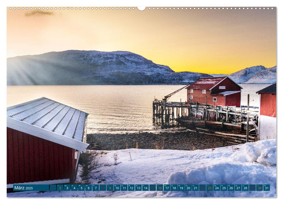 Von Tromsö nach Sommaroy - Winter in Norwegen (CALVENDO Premium Wandkalender 2025)