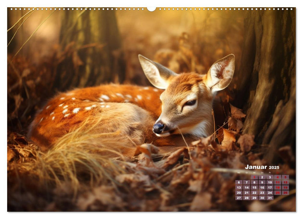 Wenn sie schlafen... (CALVENDO Wandkalender 2025)