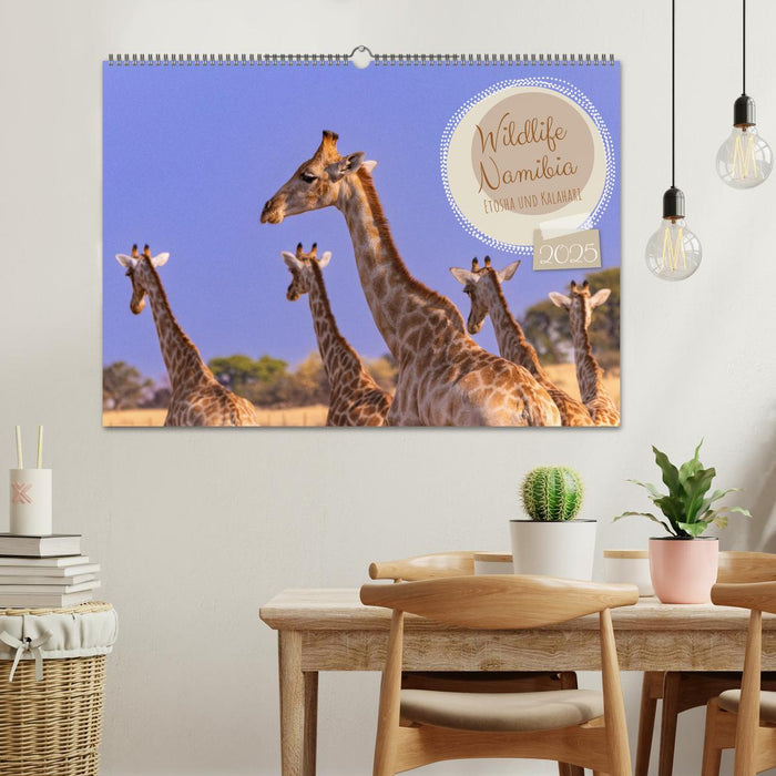 Wildlife Namibia - Etosha und Kalahari (CALVENDO Wandkalender 2025)