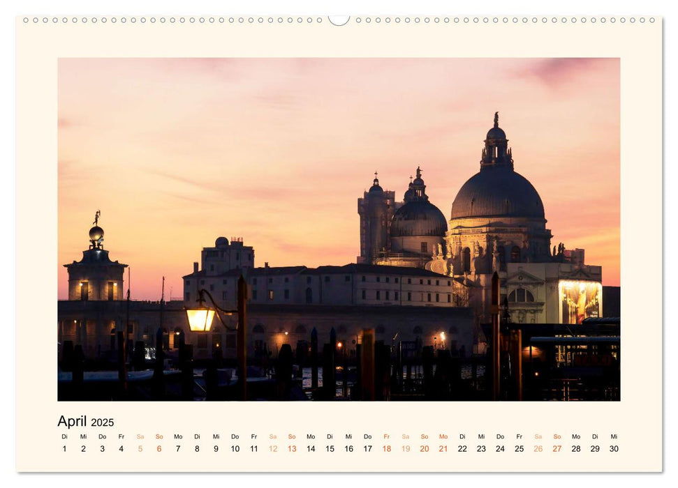 Venedig - Magie bei Nacht (CALVENDO Premium Wandkalender 2025)