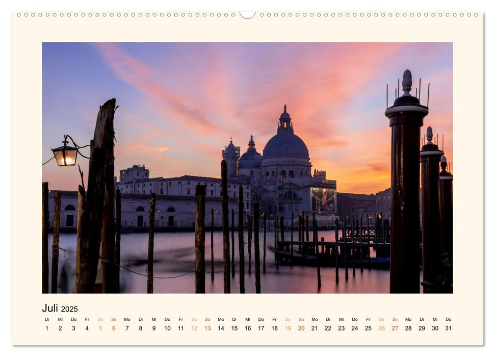 Venedig - Magie bei Nacht (CALVENDO Premium Wandkalender 2025)