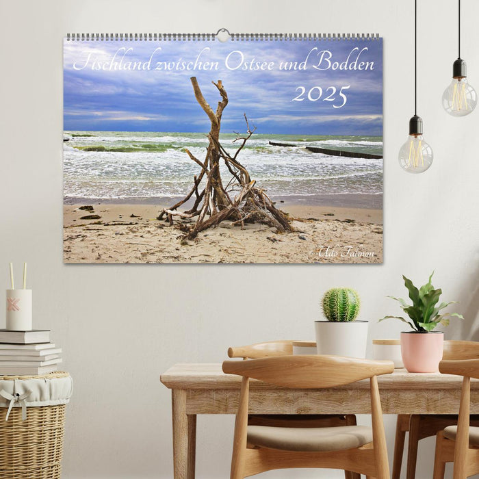 Fischland zwischen Ostsee und Bodden (CALVENDO Wandkalender 2025)