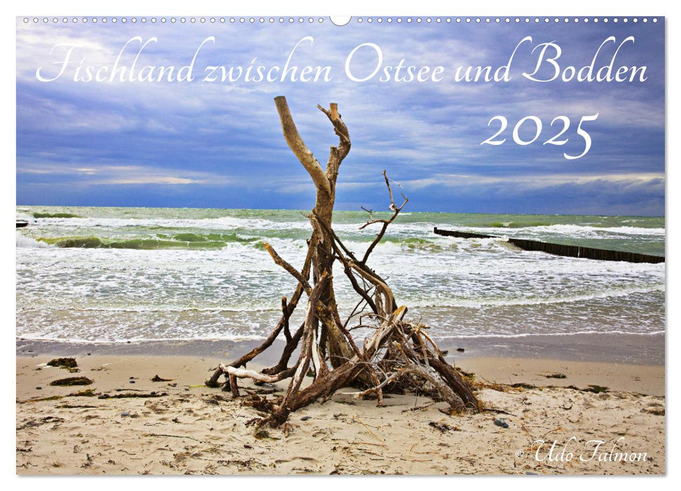 Fischland zwischen Ostsee und Bodden (CALVENDO Wandkalender 2025)