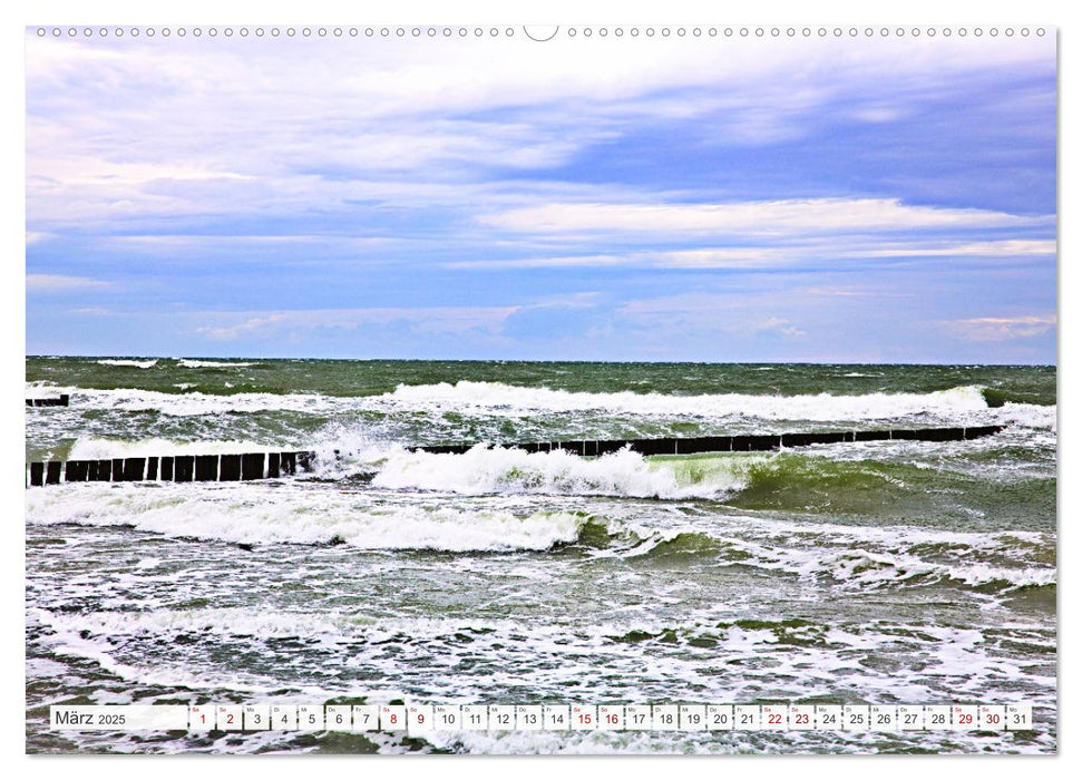 Fischland zwischen Ostsee und Bodden (CALVENDO Wandkalender 2025)