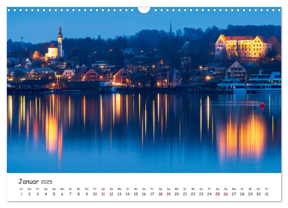 Einzigartige Seen in Bayern (CALVENDO Wandkalender 2025)