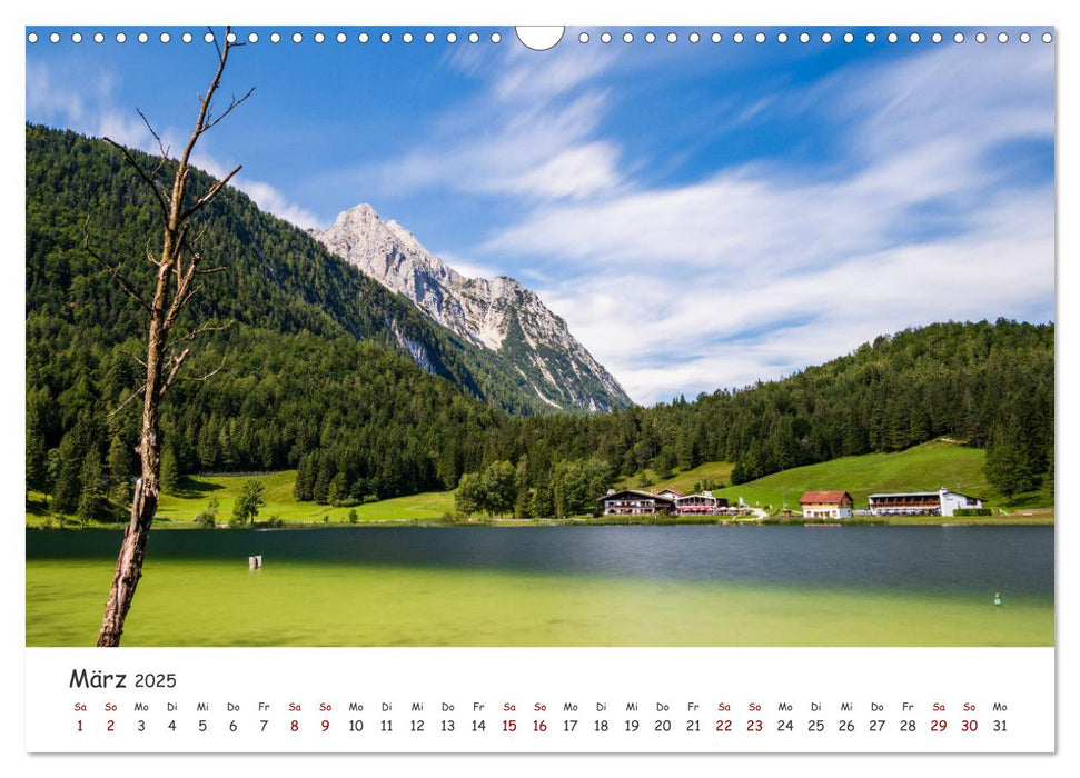 Einzigartige Seen in Bayern (CALVENDO Wandkalender 2025)