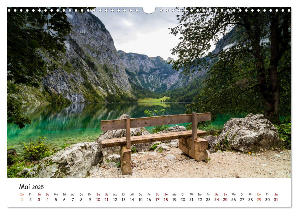 Einzigartige Seen in Bayern (CALVENDO Wandkalender 2025)