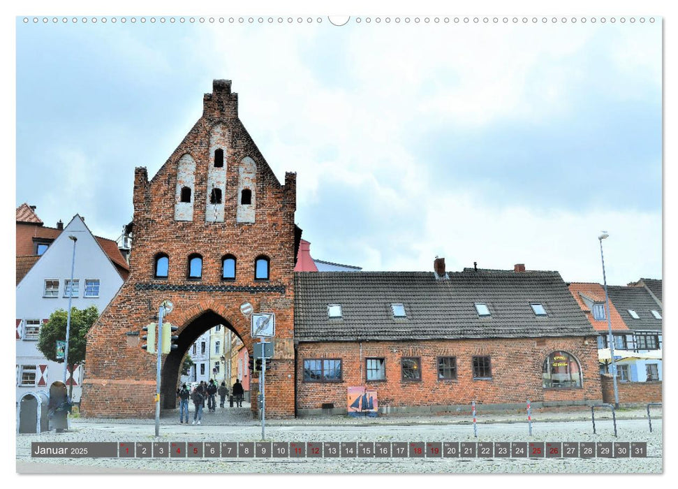 WISMAR die Hanststadt (CALVENDO Wandkalender 2025)