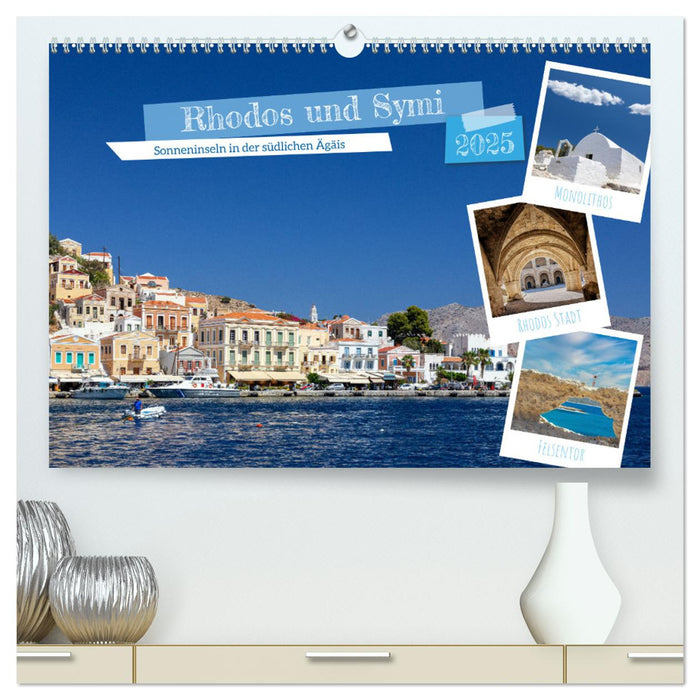 Rhodos und Symi (CALVENDO Premium Wandkalender 2025)