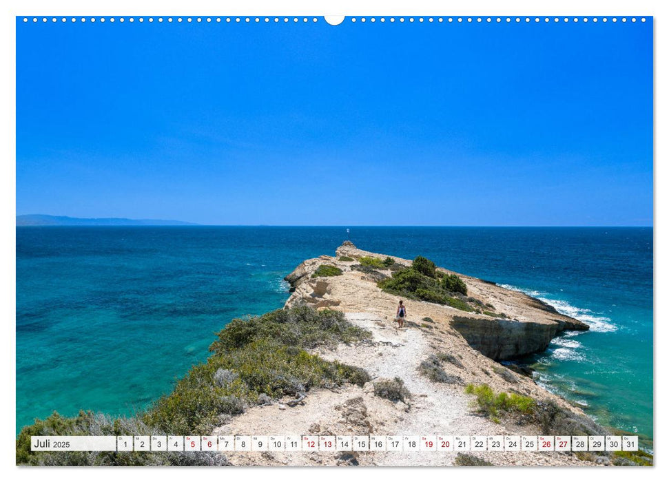 Rhodos und Symi (CALVENDO Premium Wandkalender 2025)