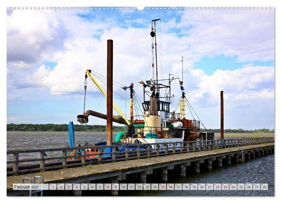 Fischland zwischen Ostsee und Bodden (CALVENDO Premium Wandkalender 2025)